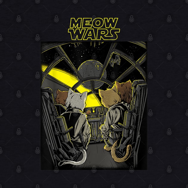 Meow Wars Funny Cat Wars Cat Lover by little.tunny